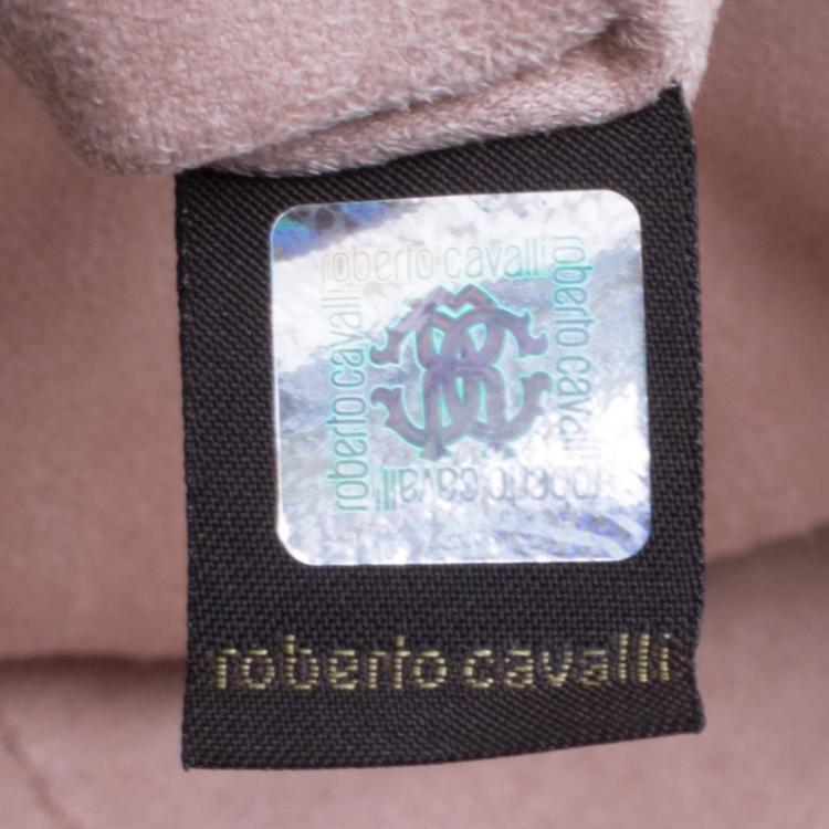 Pre Owned Roberto Cavalli Brown Leather Goa Satchel
