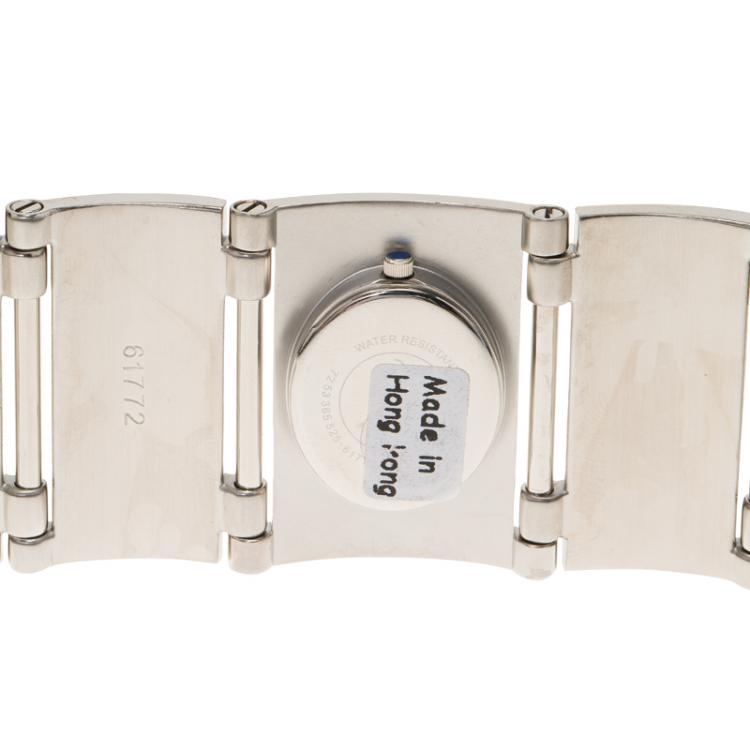 مملوكة مسبقًا Roberto Cavalli Silver Stainless Steel Classic Women's Wristwatch 40MM