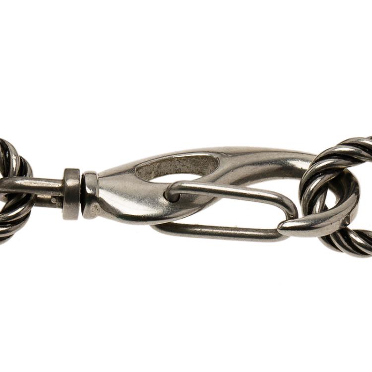 مملوكة مسبقًا Roberto Cavalli Silver Stainless Steel Bracelet Women's Wristwatch 