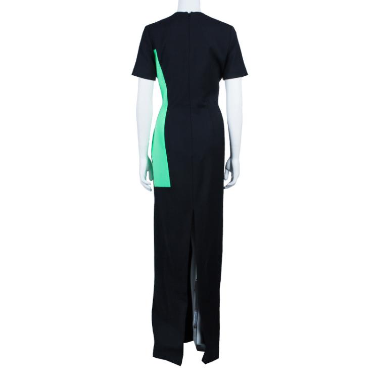 Pre Owned Roksanda Ilincic Clemens Color Block Gown L