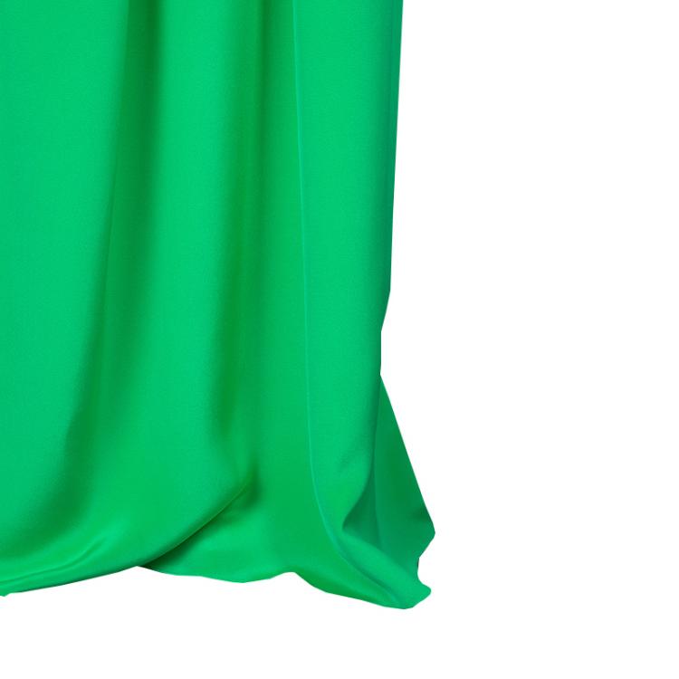 Pre Owned Roksanda Ilincic Neon Green and Pink Paneled Maxi Skirt M