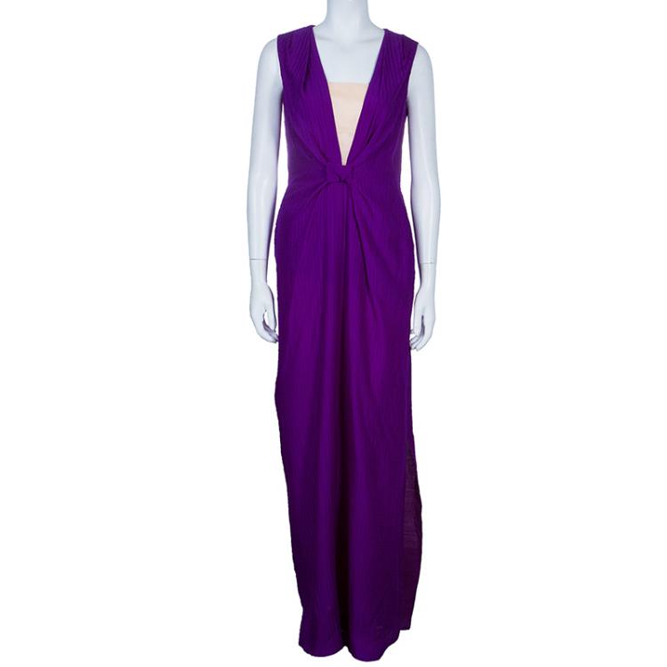 Pre Owned  Roksanda Ilincic Purple Maxi Dress M