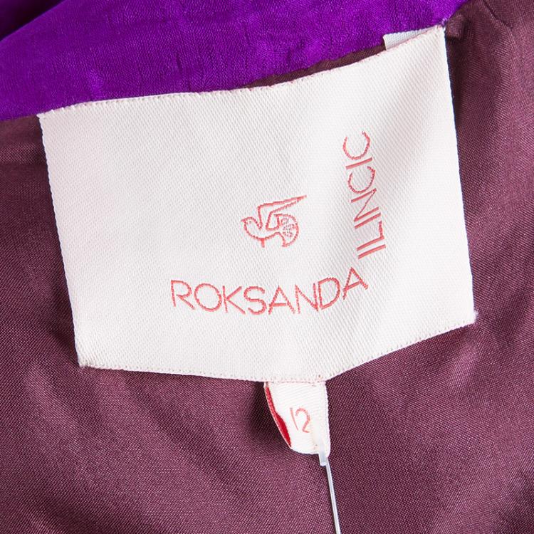 Pre Owned  Roksanda Ilincic Purple Maxi Dress M