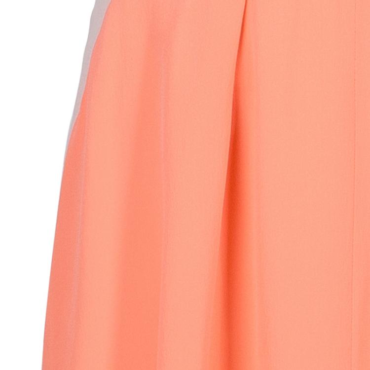 Pre Owned Roksanda Ilincic Neon Orange Short Sleeve Dress M