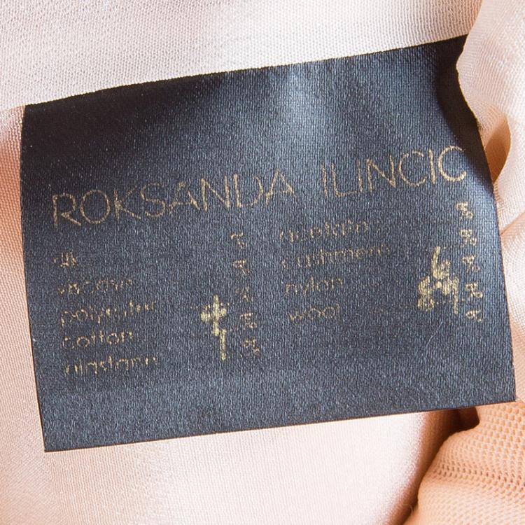 Pre Owned Roksanda Ilincic Pink Strapless Lawson Dress M
