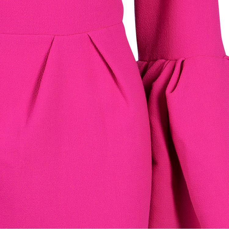 مملوكة مسبقًا Roksanda Ilincic Neon Pink Trumpet Sleeve Dress L