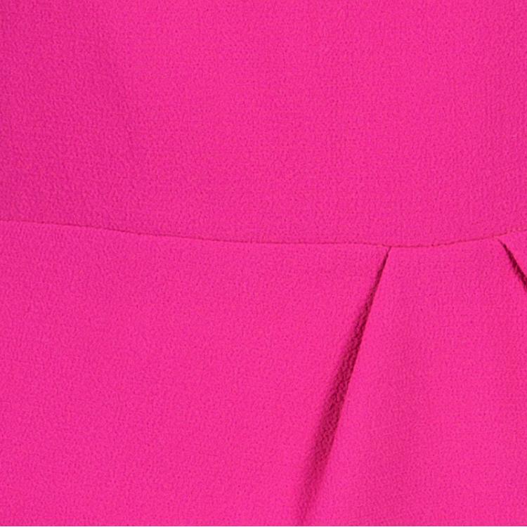 مملوكة مسبقًا Roksanda Ilincic Neon Pink Trumpet Sleeve Dress L