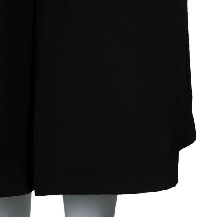 Pre Owned Roksanda Ilincic Black Wide Leg Silk Pants M