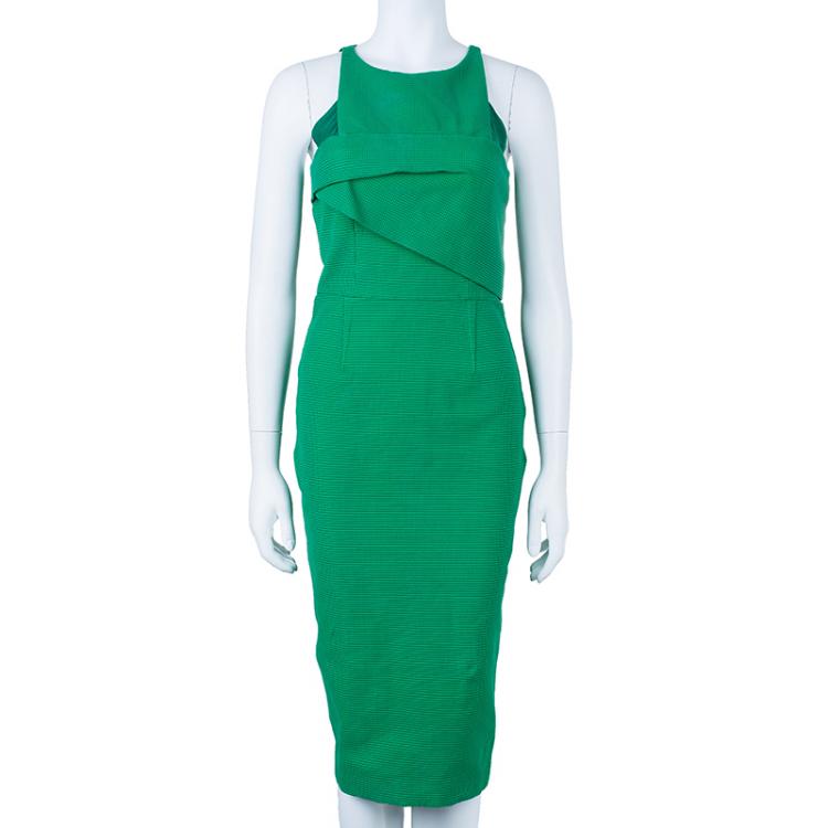 Pre Owned Roland Mouret Abersley Textured Dress M
