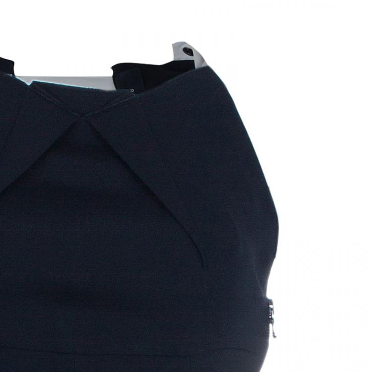 Pre Owned Roland Mouret Monochrome Jumpsuit M