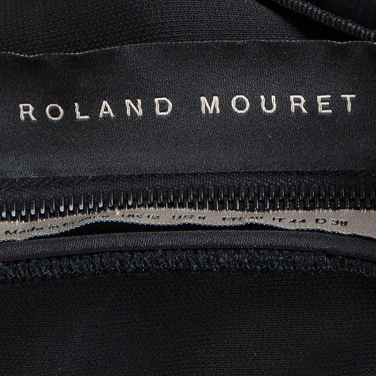 Pre Owned Roland Mouret Black Lyford One Shoulder Dress M