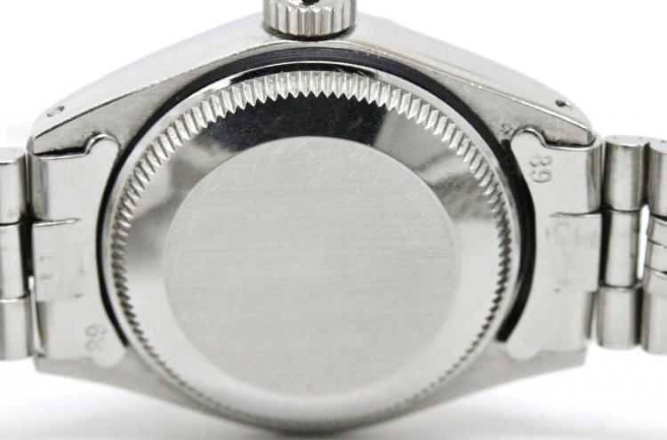 Pre Owned Rolex Silver Stainless Steel Oyster Perpetual Women's Wristwatch 26MM
