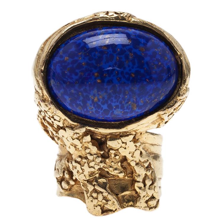 ysl blue ring