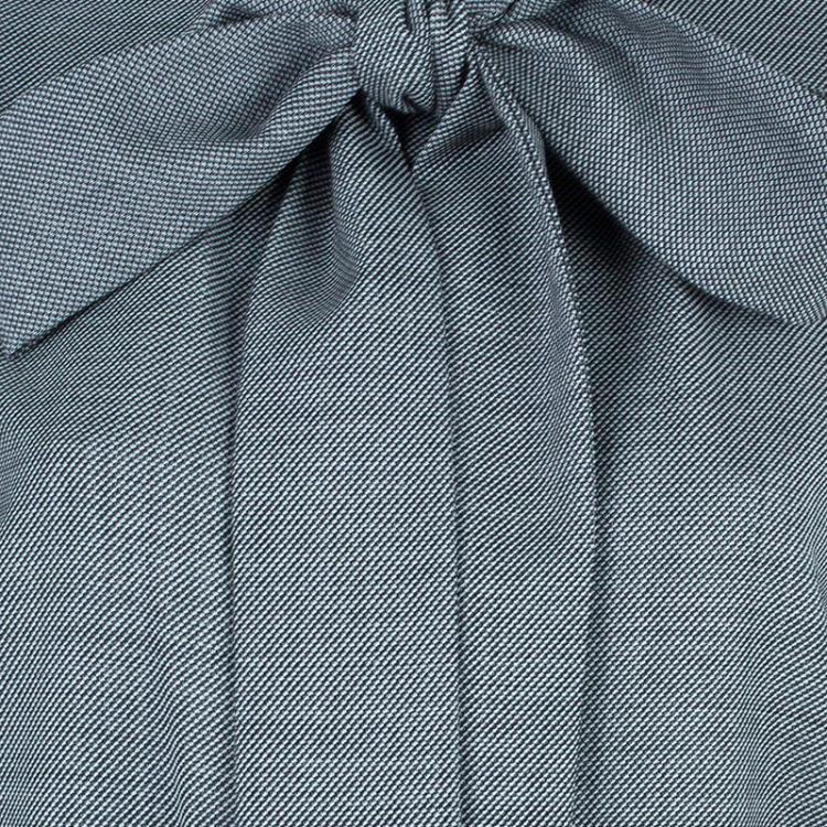Pre Owned Saint Laurent Paris Monochrome Neck-tie Top S