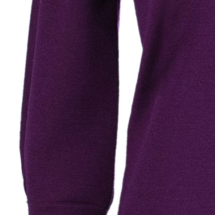 Pre Owned Saint Laurent Paris Purple Knit Sweater M