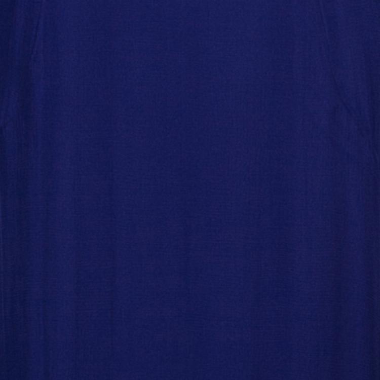 Pre Owned Saint Laurent Paris Purple Long Sleeve Gown M