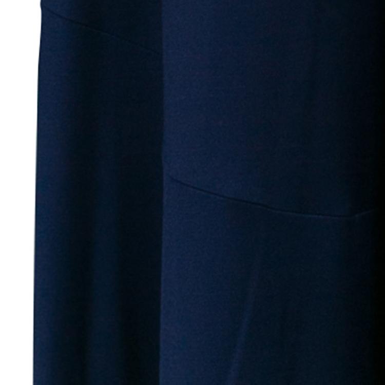 Pre Owned Saint Laurent Paris Navy Maxi Skirt M