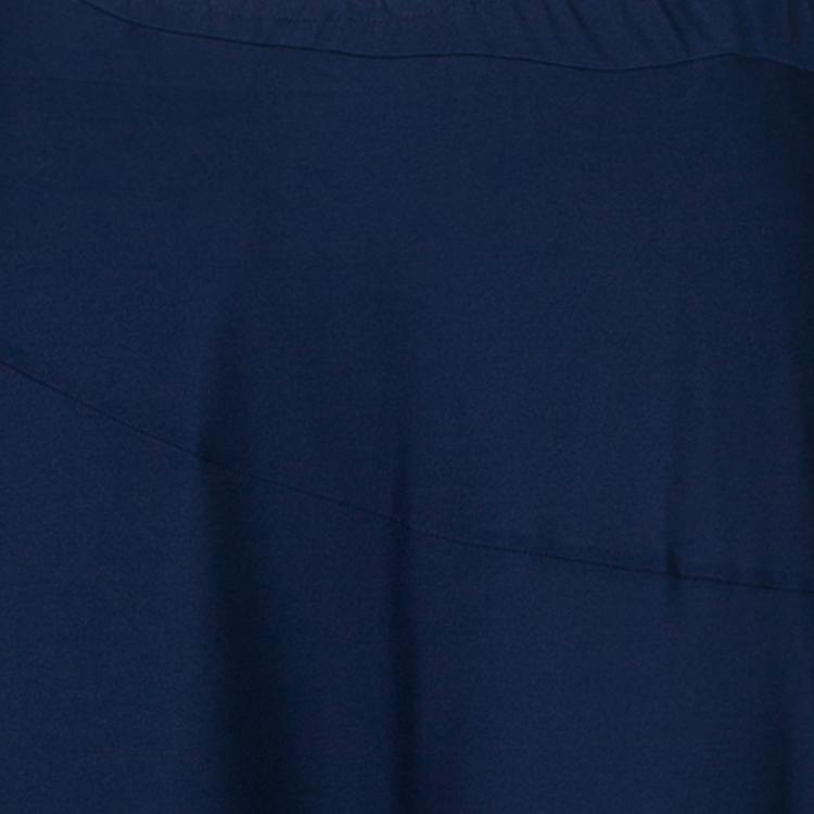 Pre Owned Saint Laurent Paris Navy Maxi Skirt M