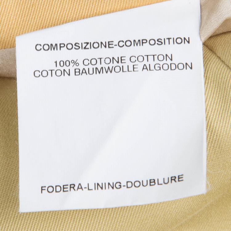 Pre Owned Saint Laurent Paris Colorblock Cotton Skirt XL