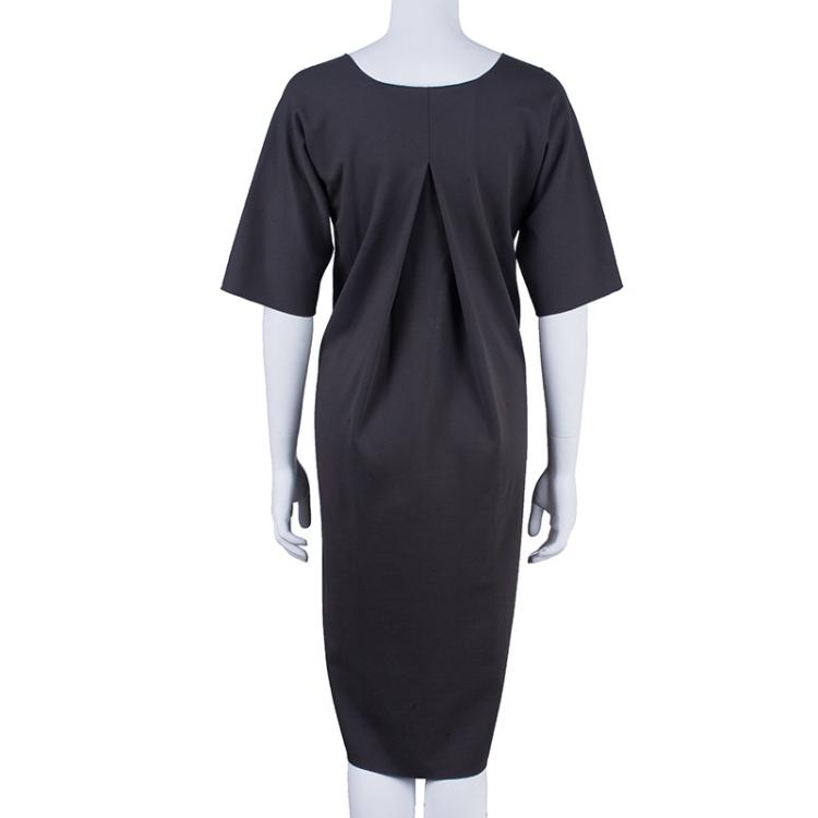 Pre Owned Saint Laurent Paris Grey Dress M