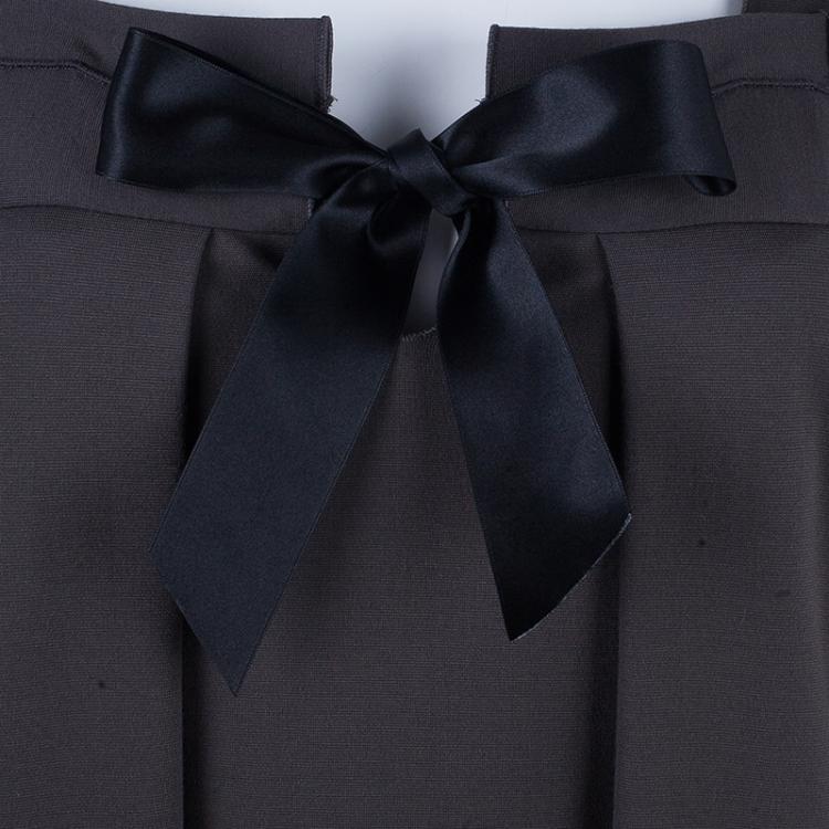 Pre Owned Saint Laurent Paris Grey Dress M