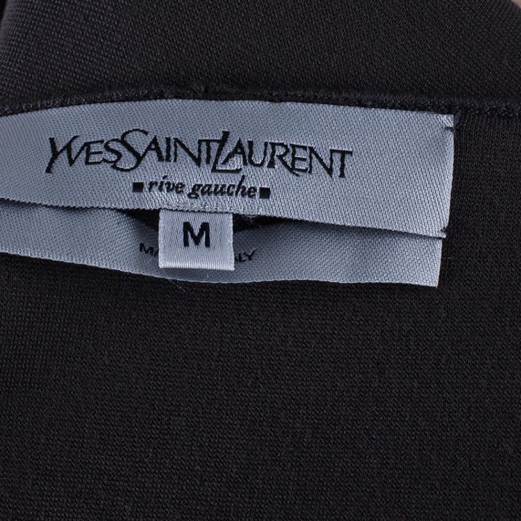 Pre Owned Saint Laurent Paris Grey Dress M