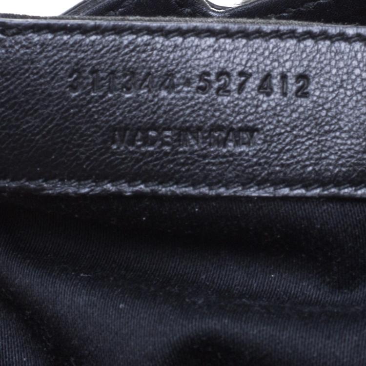 Pre Owned Saint Laurent Paris Black Leather Large Y Cabas Chyc Tote