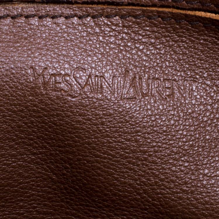 Pre Owned Saint Laurent Paris Multicolor Leather Shopper Tote