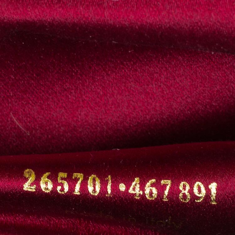 Pre Owned Saint Laurent Paris Red Leather Large CHYC Clutch