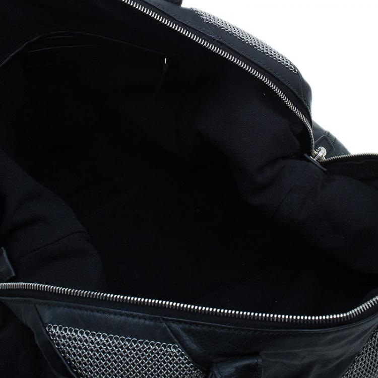Pre Owned Saint Laurent Paris Black Leather Large Rock Easy Y Bag