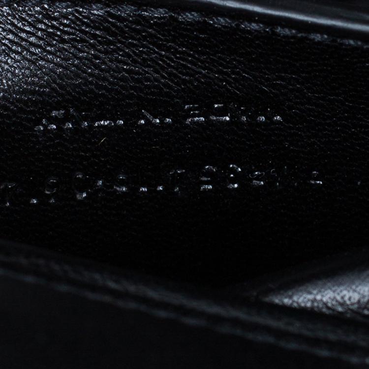 Pre Owned Saint Laurent Paris Black Suede Leather Medium Tassel Crossbody Bag