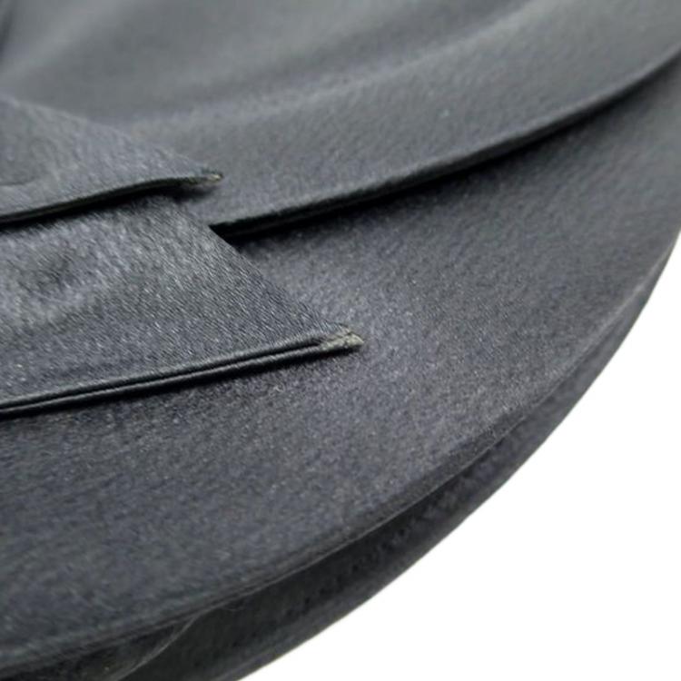 Pre Owned Saint Laurent Paris Black Satin Bow Crossbody Bag