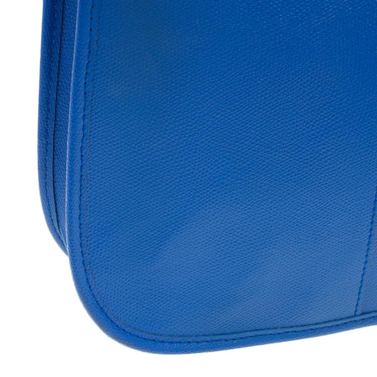 Pre Owned Saint Laurent Paris Blue Leather Medium Chyc Shoulder Bag