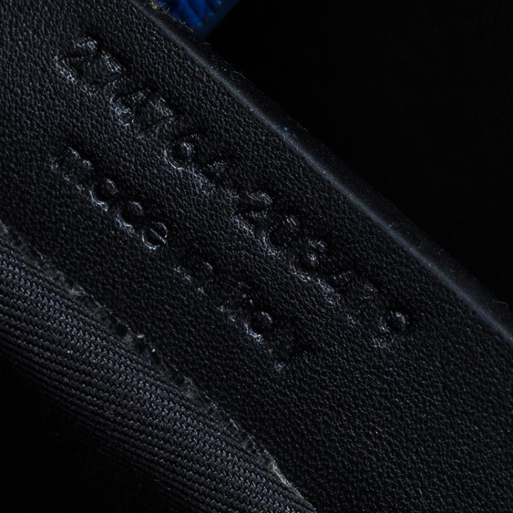 Pre Owned Saint Laurent Paris Blue Leather Medium Chyc Shoulder Bag