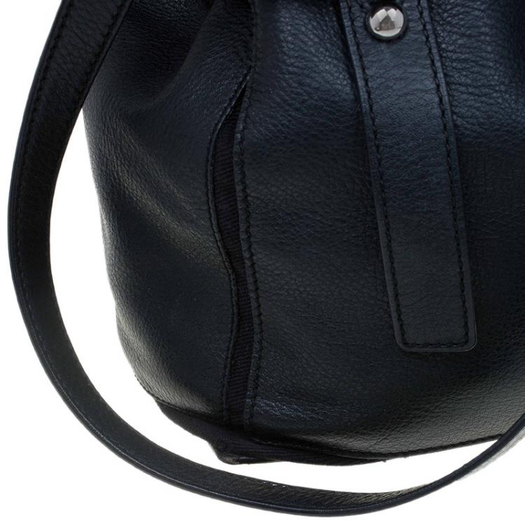 Pre Owned Saint Laurent Paris Black Leather Medium Muse Two Satchel