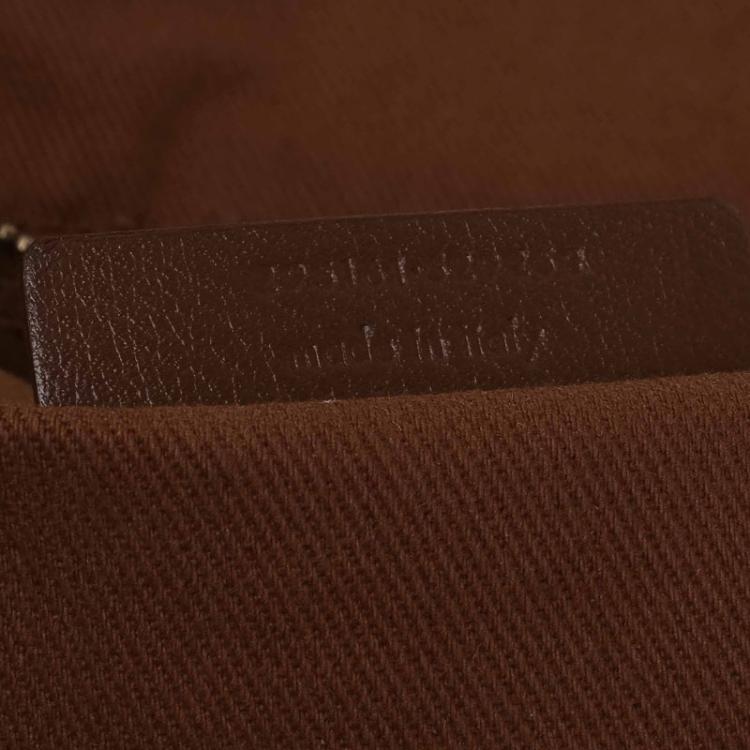 Pre Owned Saint Laurent Paris Brown Leather Medium Muse Two Satchel