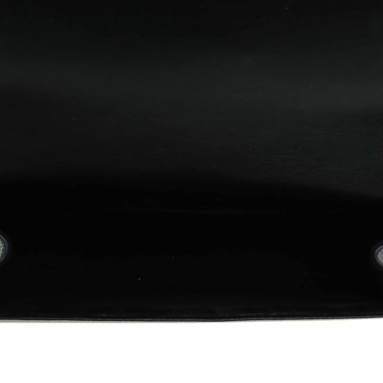 Pre Owned Saint Laurent Paris Black Leather Medium Tassel Crossbody Bag