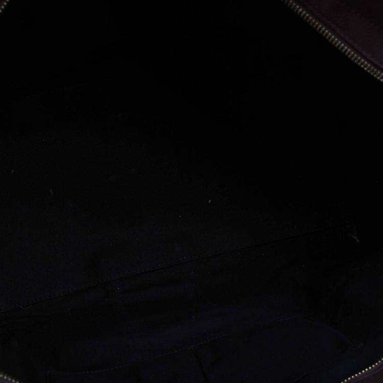 Pre Owned Saint Laurent Paris Dark Brown Leather Medium Cabas Chyc Satchel