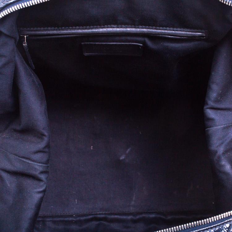 Pre Owned Saint Laurent Paris Black Patent Leather Medium Easy Y Bag