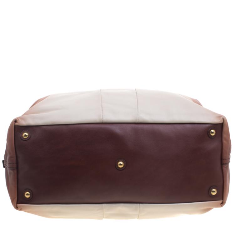 Pre Owned Saint Laurent Paris Ombre Leather Medium Easy Y  Bag