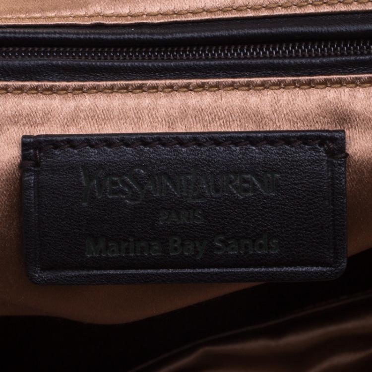 Pre Owned Saint Laurent Paris Ombre Leather Medium Easy Y  Bag