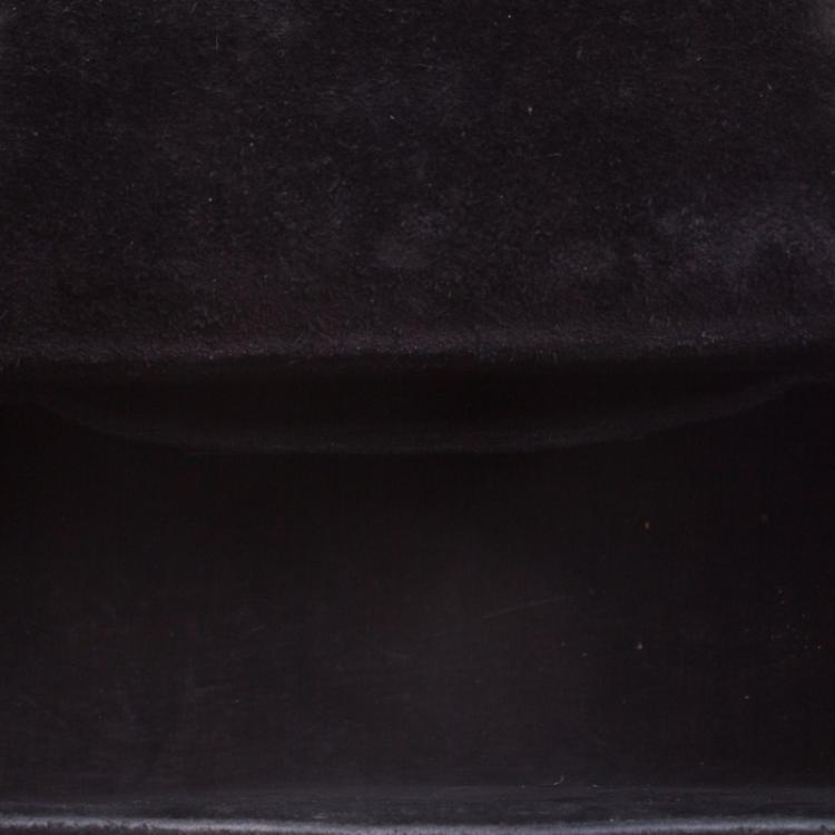Pre Owned Saint Laurent Paris Black Patent Leather Le Sixieme Shoulder bag