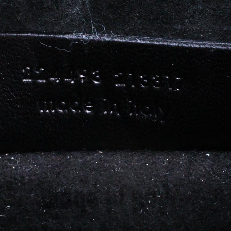 Pre Owned Saint Laurent Paris Black Patent Leather Le Sixieme Shoulder bag