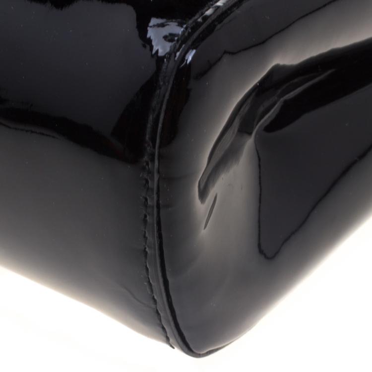Pre Owned Saint Laurent Paris Black Patent Leather Le Sixieme Shoulder bag
