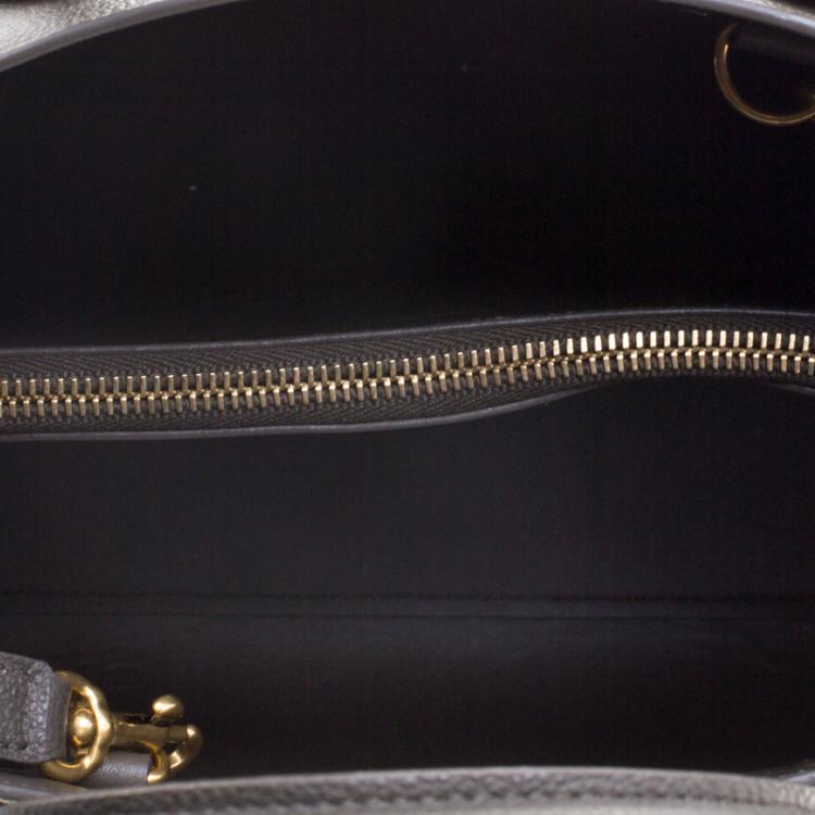 Pre Owned Saint Laurent Paris Seaweed Green Leather Small Classic Sac De Jour Tote