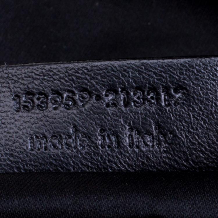 Pre Owned Saint Laurent Paris Black Leather Oversized Muse Tote