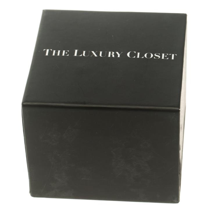 Pre Owned Saint Laurent Paris White Gold Tone Women's Wristwatch 25 mm