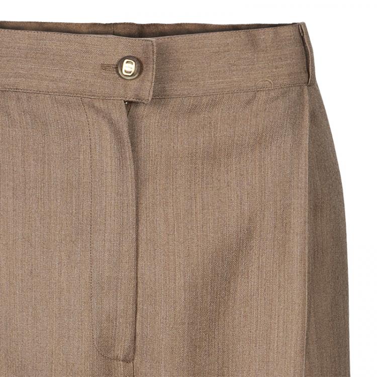 Pre Owned Salvatore Ferragamo Beige Tailored Pants XL
