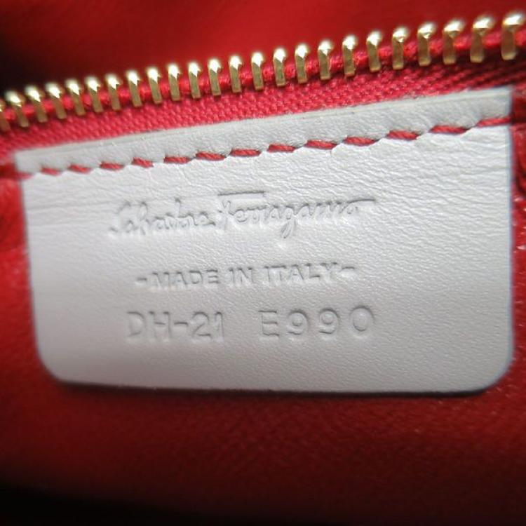Pre Owned Salvatore Ferragamo Lavender Calfskin Leather Small Sookie Satchel