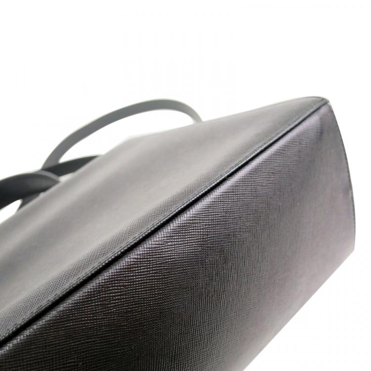 Pre Owned Salvatore Ferragamo Black Embossed Calfskin Leather Kelly Top Handle Shoulder Bag